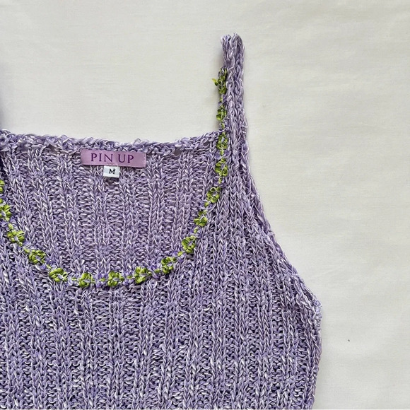 Vintage 90’s Crochet Tank Top - Picture 3 of 7